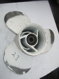 Load image into Gallery viewer, Yamaha 90-115hp outboard aluminum high thrust propeller (14x11) K hub
