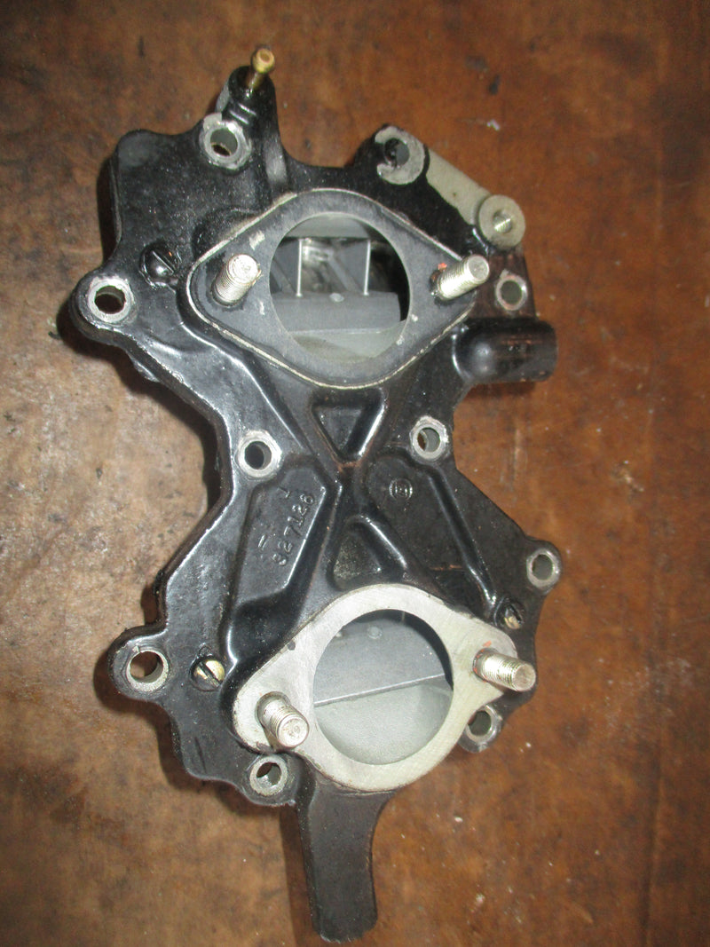 Johnson 40hp 2 stroke outboard intake manifold and reeds (391780)