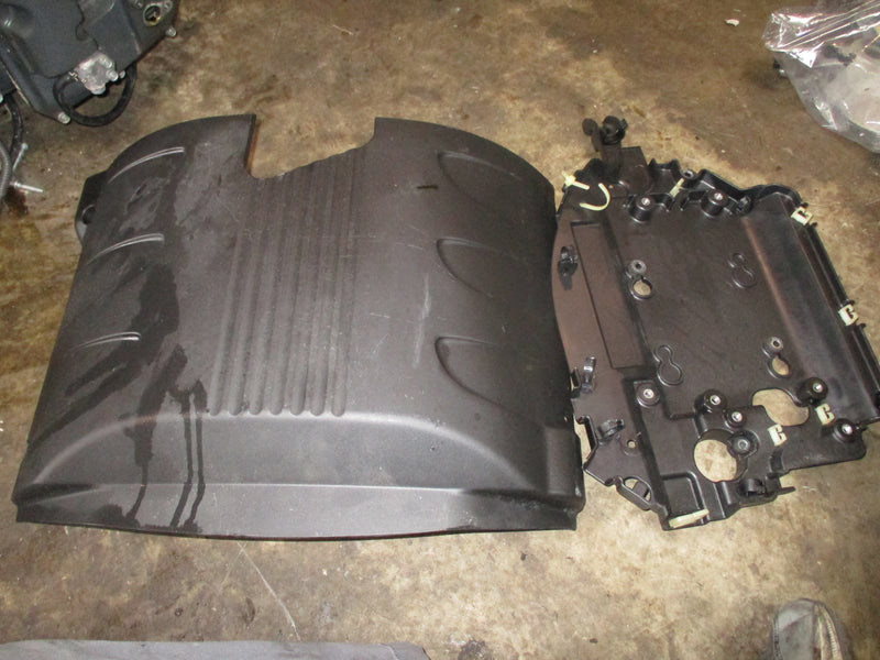 Yamaha 250hp 4 stroke outboard ignition coil cover and mounting plate