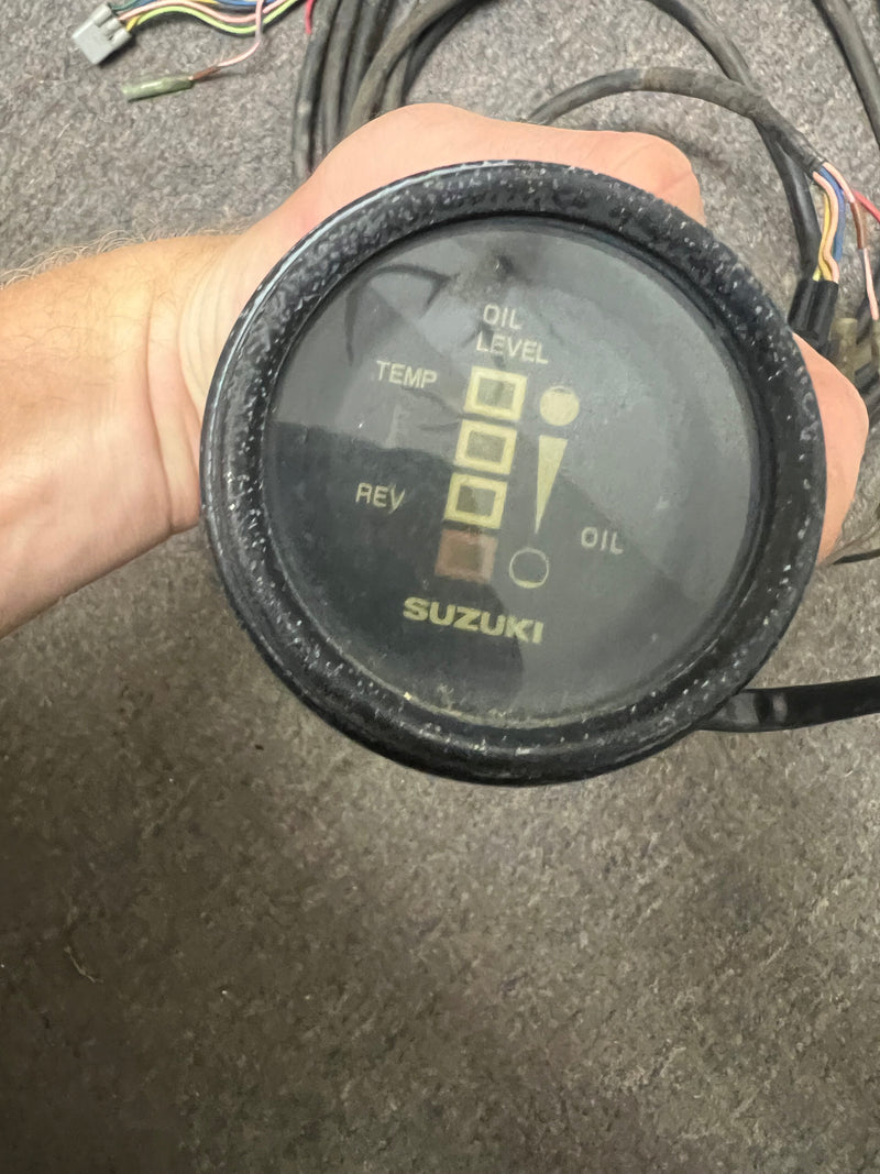 Suzuki outboard monitor gauge with harness