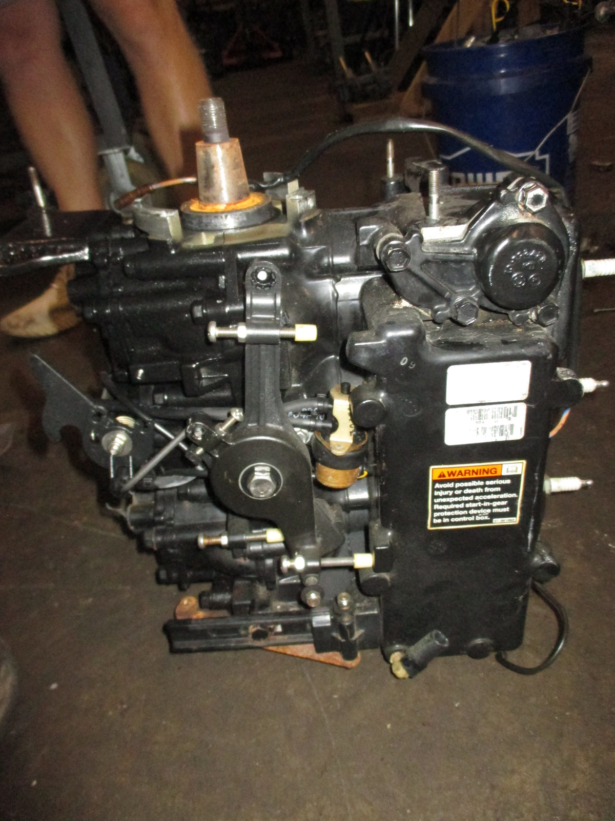 Mercury 60hp 2 stroke outboard crankcase powerhead