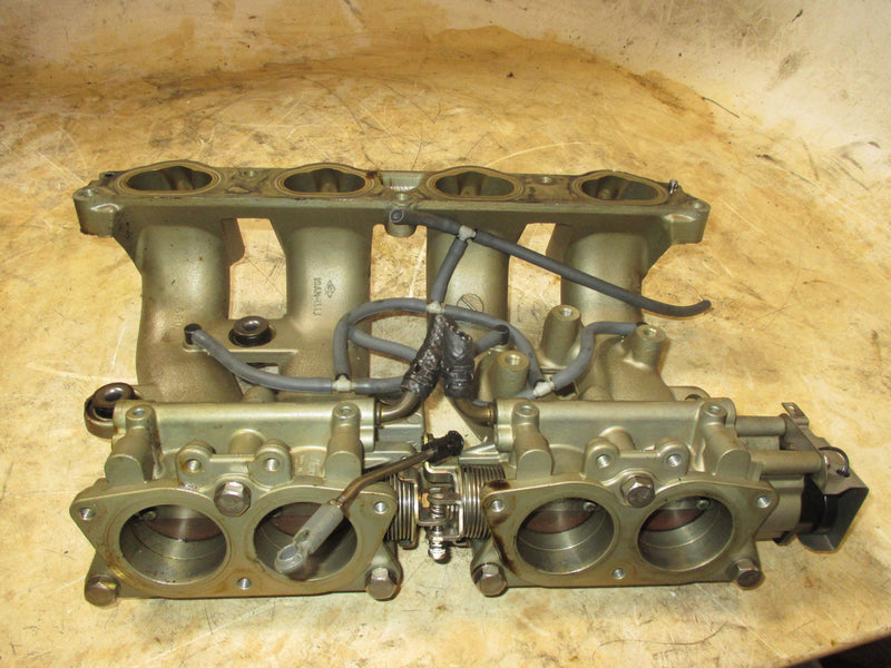 Yamaha 115hp 4 stroke outboard throttle body and intake manifold (68V-13751-01)