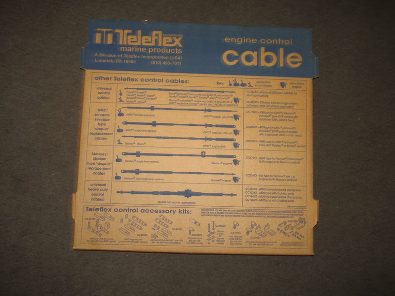 Yamaha/Suzuki outboard 22FT Teleflex throttle/shift cables (CC17222)
