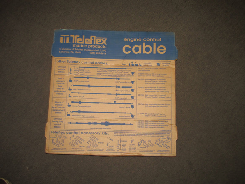 Yamaha/Suzuki outboard 18FT Teleflex throttle/shift cables (CC17218)