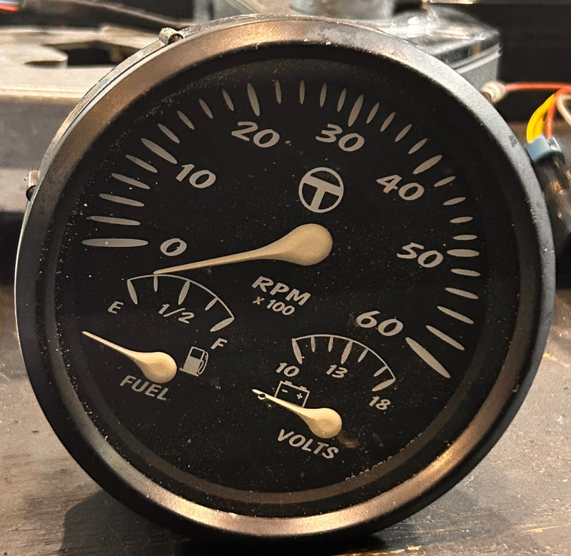 Mercury outboard teleflex analog tachometer