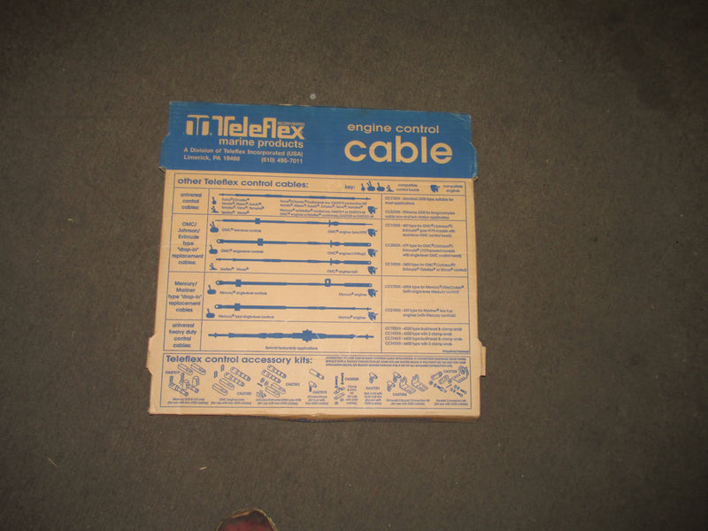 Yamaha/Suzuki outboard 19FT Teleflex throttle/shift cables (301947-03-228.0)