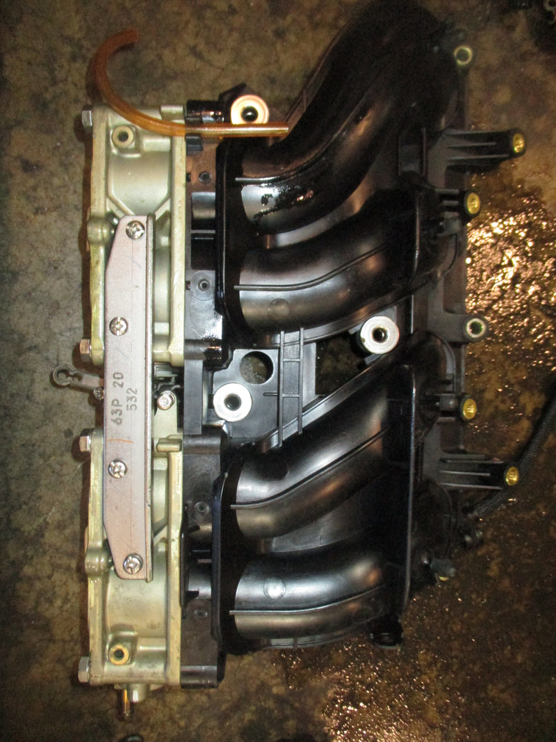 Yamaha 150hp 4 stroke outboard intake manifold & throttle body (63P-13641-00-00)