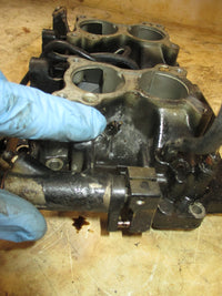 Load image into Gallery viewer, Evinrude 88hp 2 stroke outboard intake manifold and reeds (331833) (186549)
