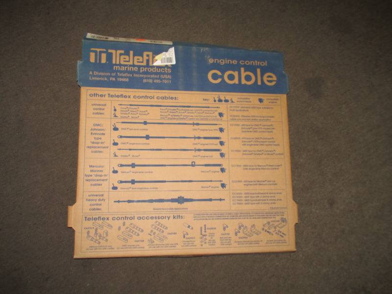 Johnson/Evinrude outboard 18FT Teleflex throttle/shift cables (CC17018)