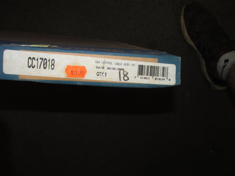 Johnson/Evinrude outboard 18FT Teleflex throttle/shift cables (CC17018)