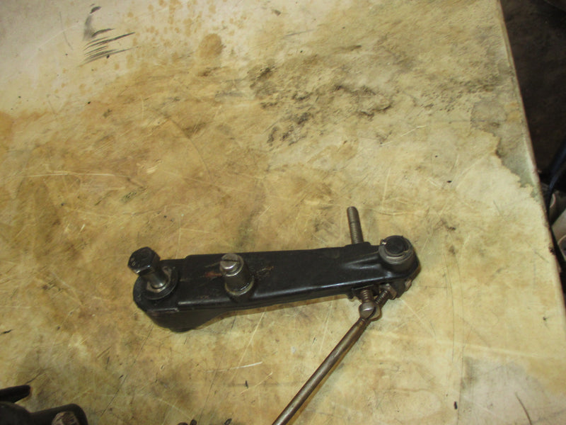 Evinrude 88hp 2 stroke outboard throttle and shifter bracket 331156 / 330898