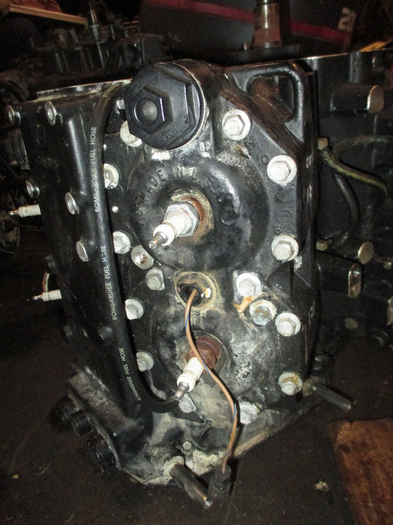 Johnson 90hp 2 stroke outboard crankcase powerhead
