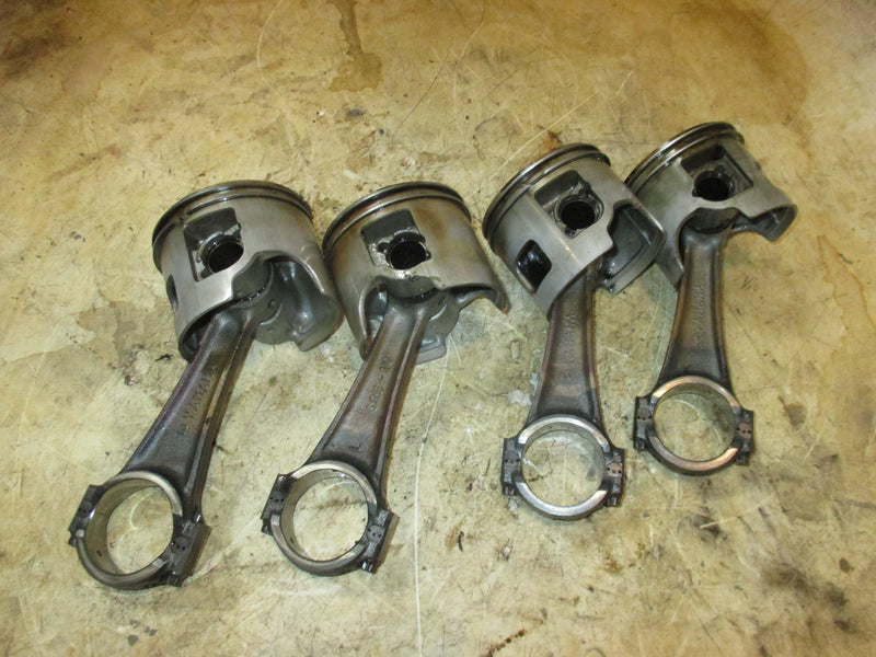 Yamaha 130hp 2 Stroke outboard Piston and Rod Set of 4 (6RS-11)