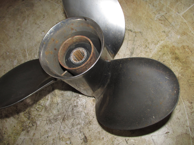 Suzuki DF60-70hp  Outboard Stainless Propeller 13 Spline 13 1/4 X16