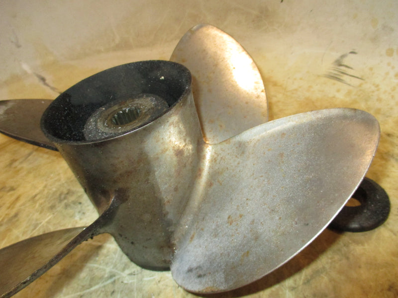 Evinrude 135hp Ficht 2 stroke outboard offshore stainless steel propellor