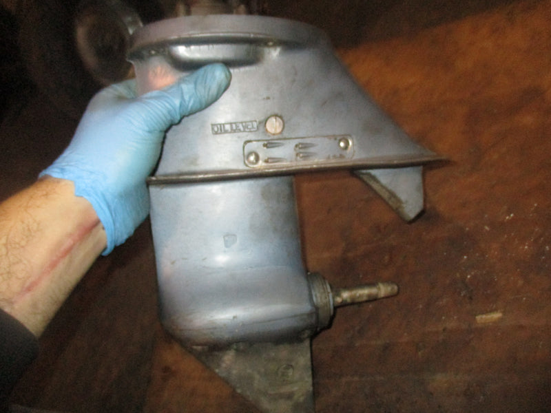 Evinrude 6hp outboard 20" long shaft lower unit
