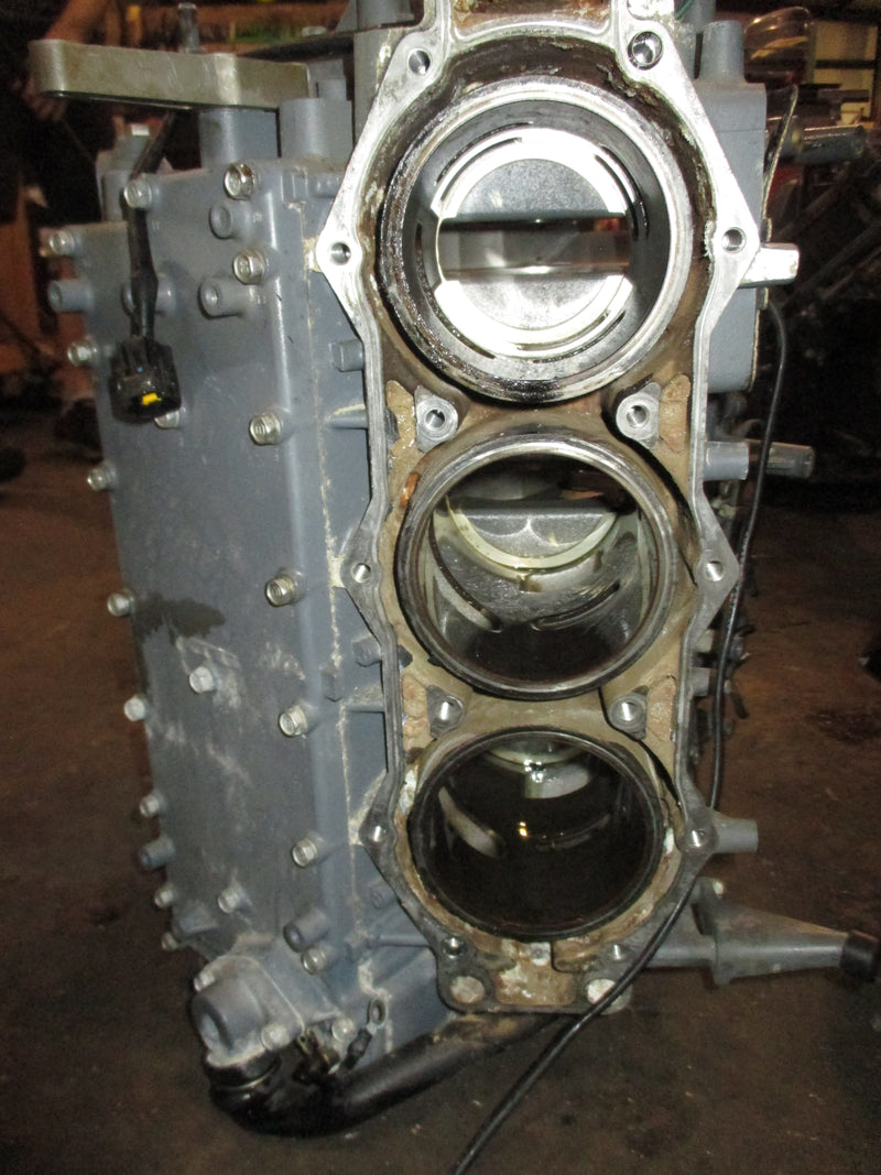 Yamaha 200 hp HPDI outboard crankcase block