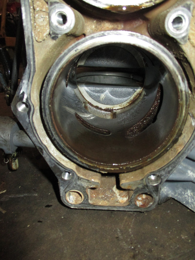 Yamaha 200 hp HPDI outboard crankcase block