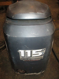 Load image into Gallery viewer, Yamaha 115hp 4 stroke outboard top cowling Broken in back
