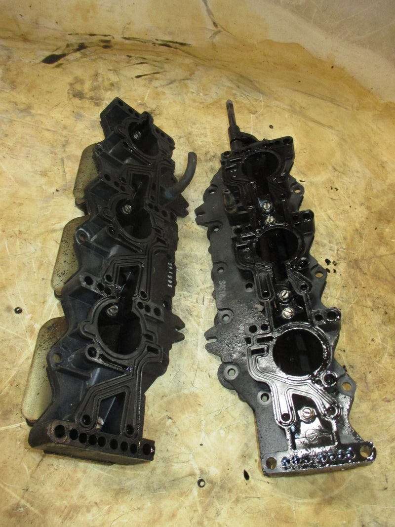 Evinrude 135hp Ficht 2 stroke outboard intake manifold and reeds (346148)