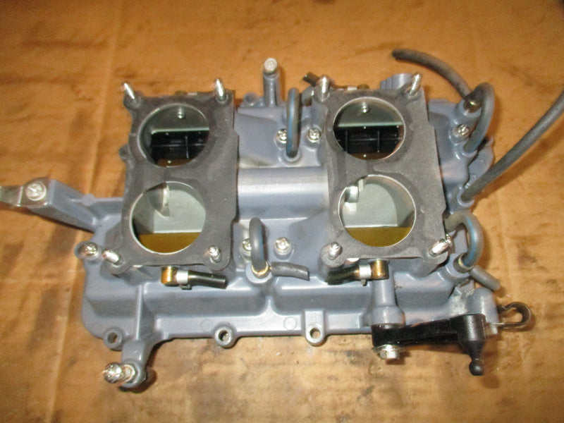 Yamaha 115hp 2 stroke outboard intake manifold w/ reeds (6E5-13641-11-1S)