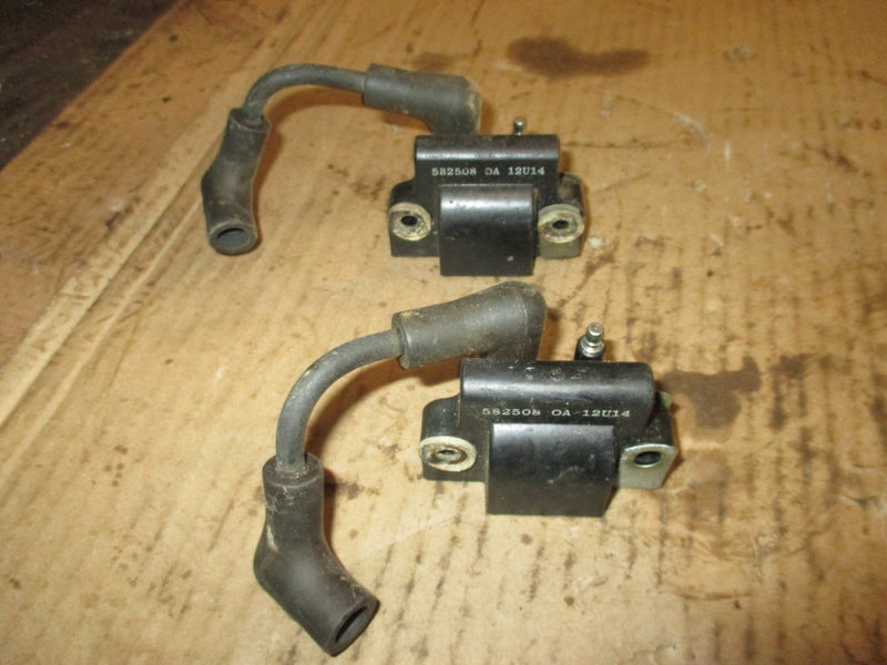 Evinrude 6hp 2 stroke outboard ignition coil set (582508)