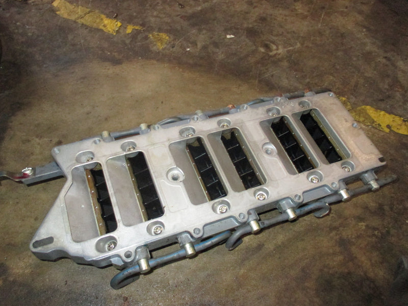 Yamaha 200hp OX66 SWS 2 outboard intake manifold and reeds (65L-13624-01-18)
