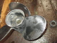 Load image into Gallery viewer, Mercury 40hp 2 stroke outboard aluminum propeller (10 3/8 x 14)
