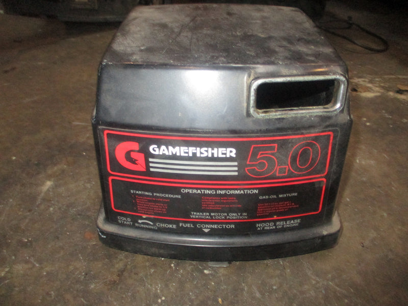 Gamefisher 5.0hp outboard top cowling