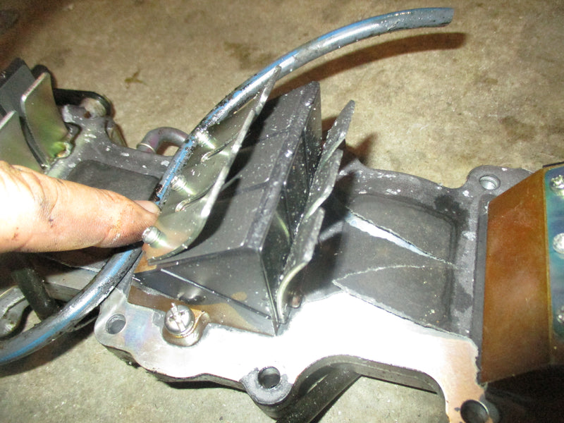 Yamaha 90hp 2 stroke outboard  Intake Manifold and reeds 6H1-13641-02-94