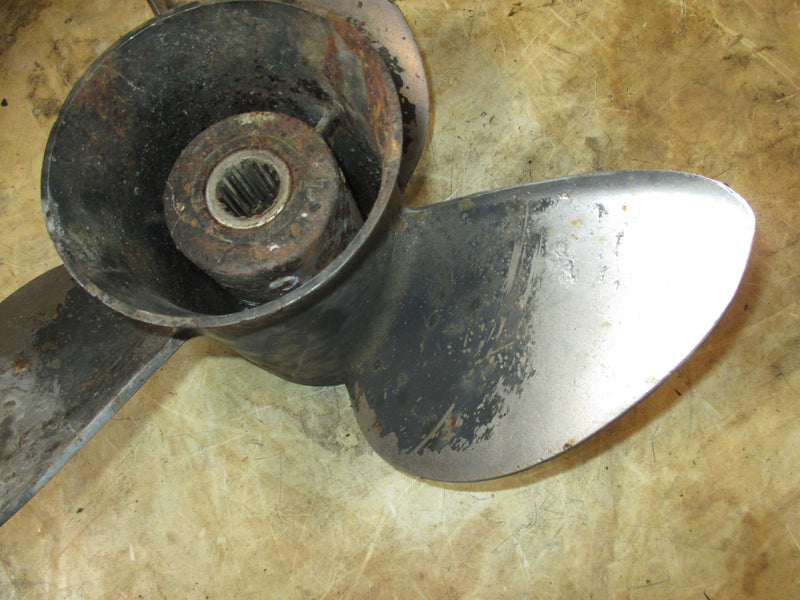 Evinrude 150hp Ficht 2 stroke outboard SST stainless steel propellor (14 3/4x19)