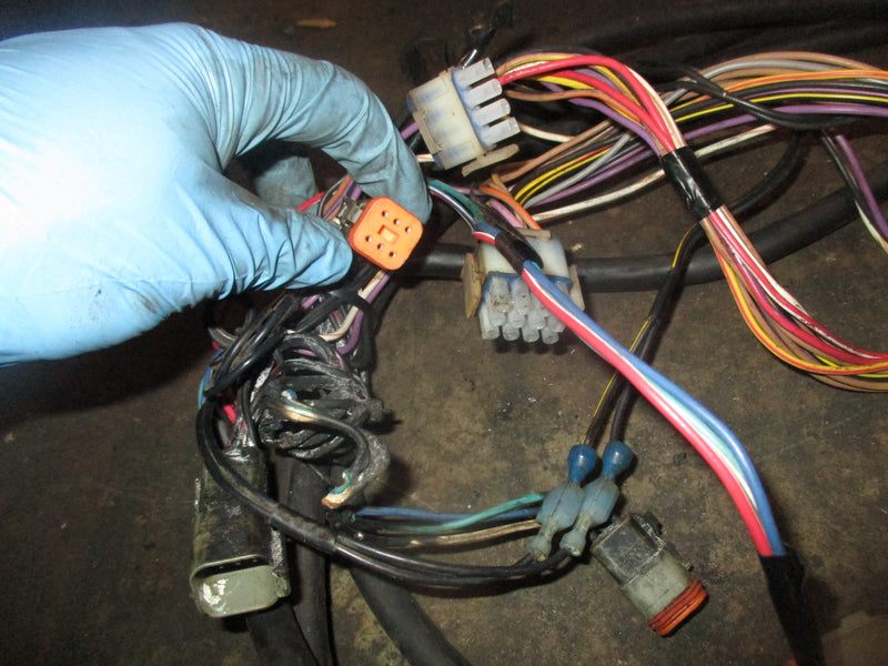 Johnson Evinrude BRP outboard 16' rigging harness