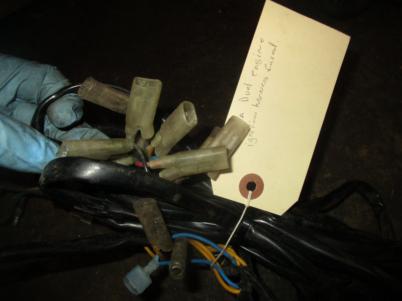 Yamaha outboard dual engine fuse ignition to gauge harness