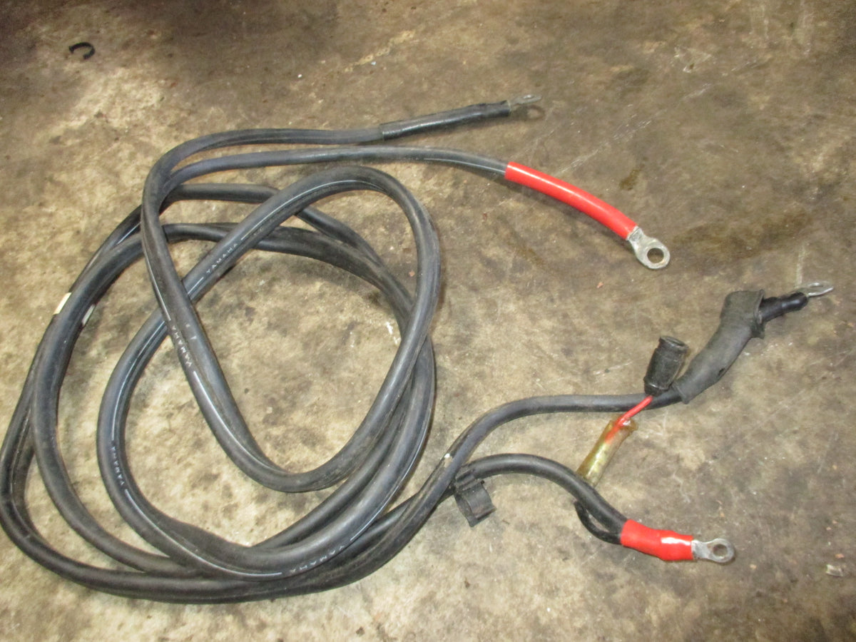 Yamaha 60-90hp 2 stroke outboard battery cable set 8'