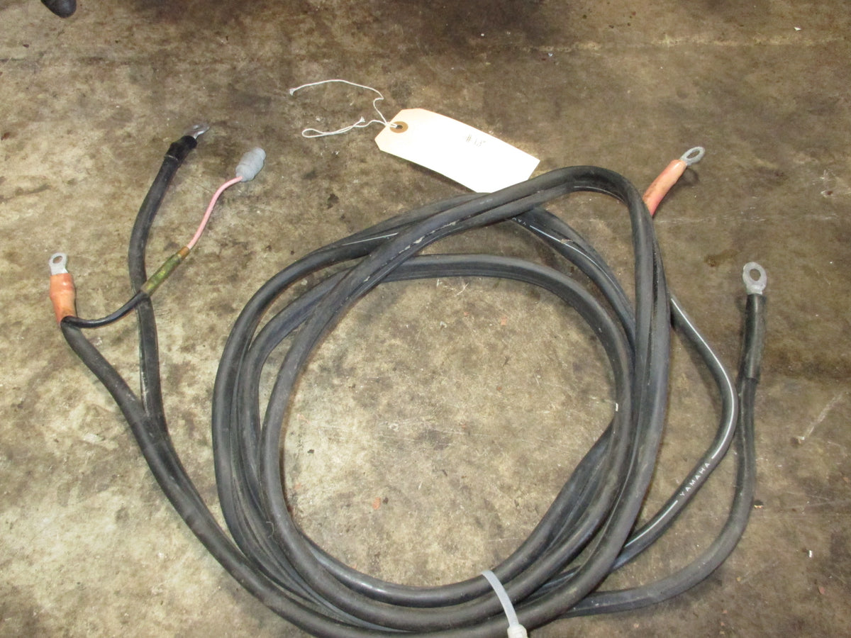 Yamaha 60-90hp 2 stroke outboard battery cable set 8' #18