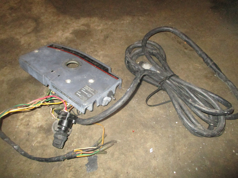 Yamaha outboard 703 side mount partial control box with harness #57