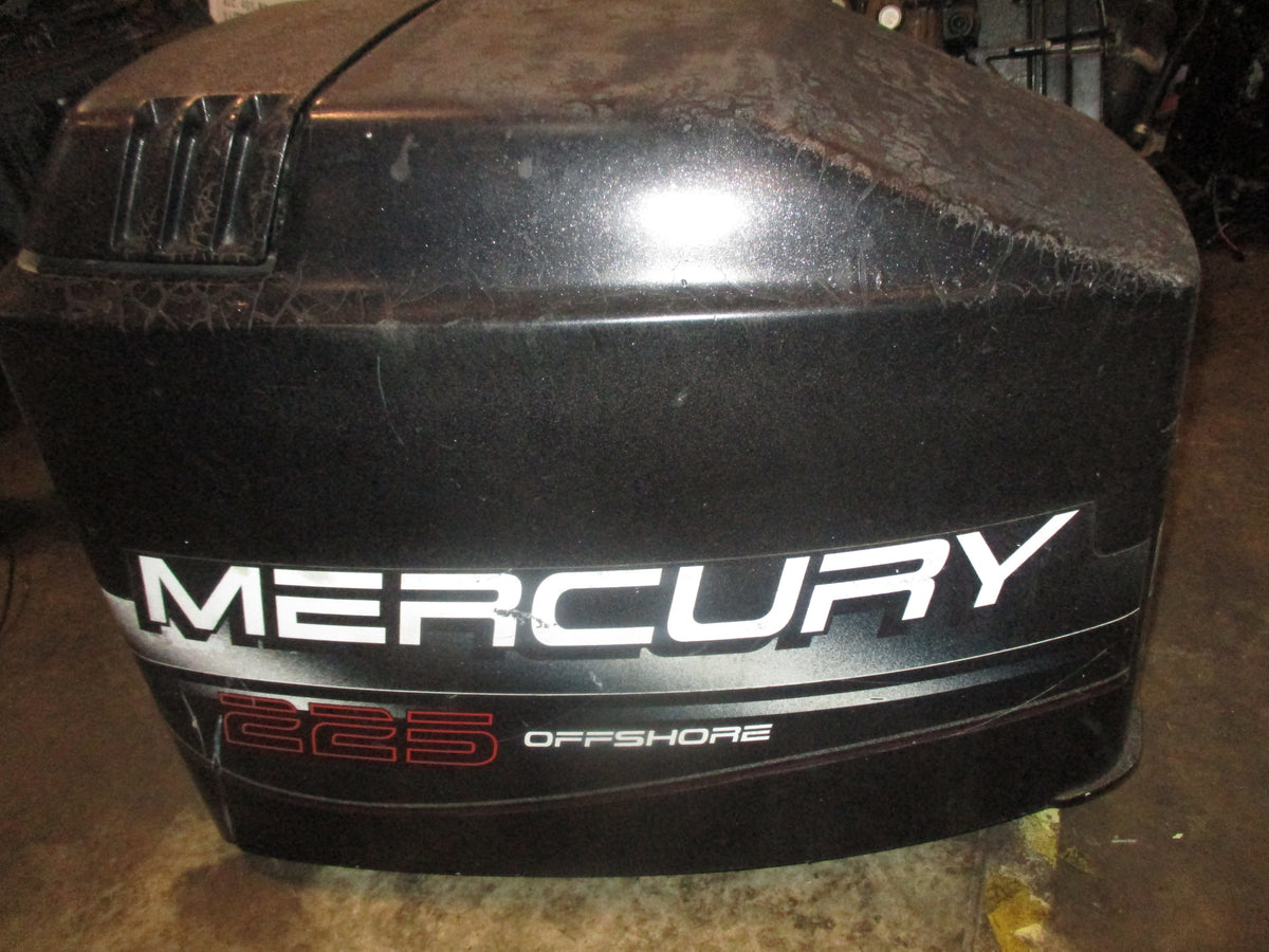 Mercury 225hp carbureted Offshore 2 stroke outboard top cowling