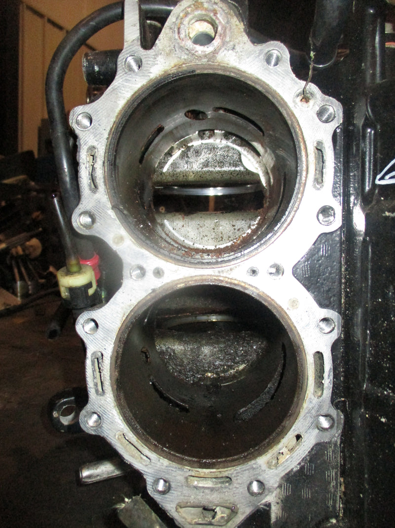 Evinrude ETEC 115hp 2 stroke outboard crankcase block SOLD AS IS