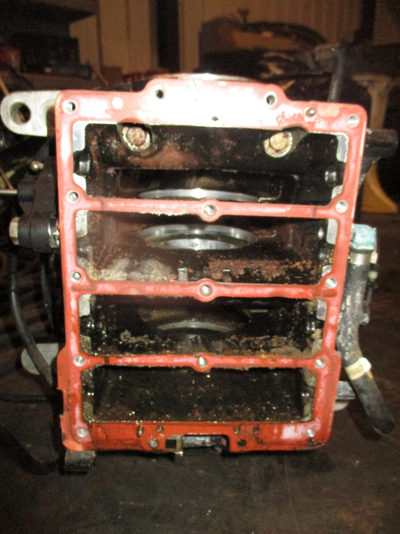Evinrude ETEC 115hp 2 stroke outboard crankcase block SOLD AS IS