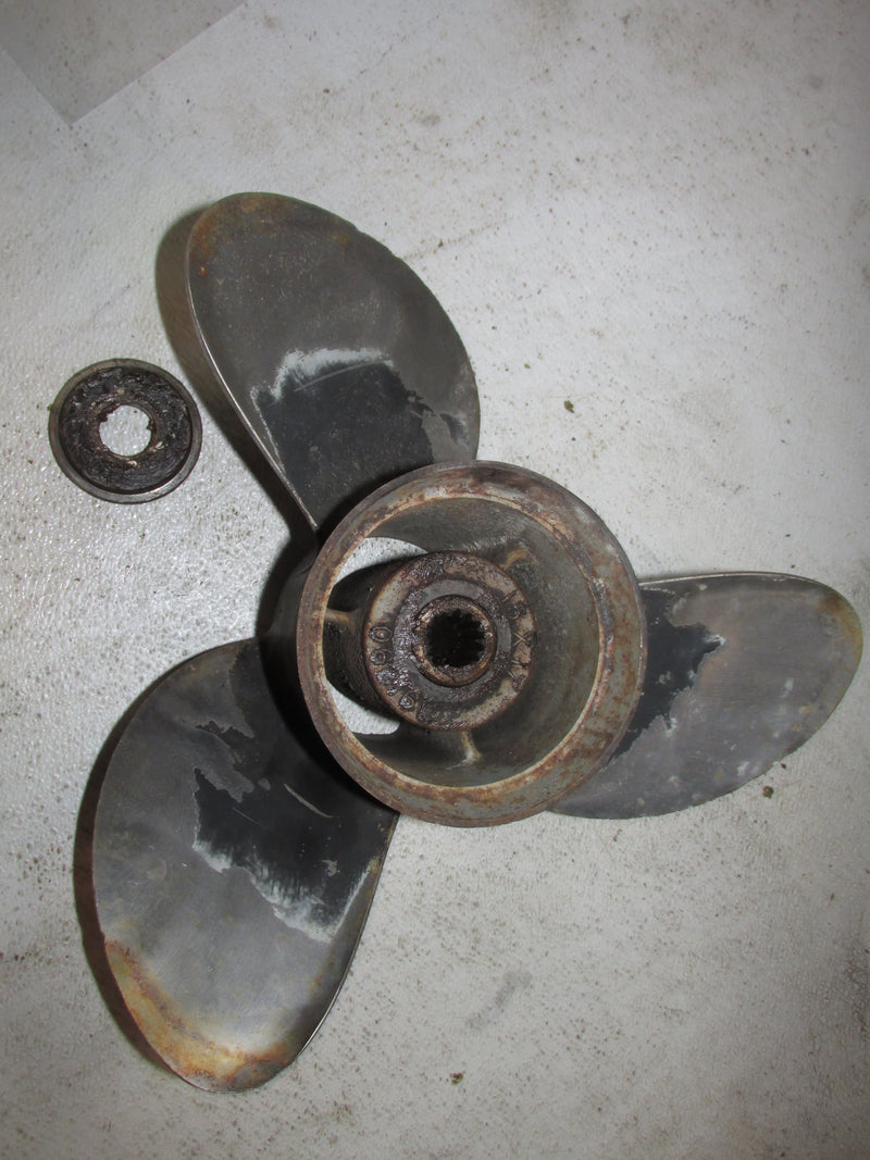 Johnson 150hp 60 Degree 2 Stroke Outboard Stainless steel propellor (15x17)
