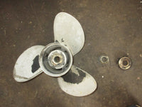 Load image into Gallery viewer, Johnson 115hp 2 stroke outboard aluminum propellor Michigan (15x17)
