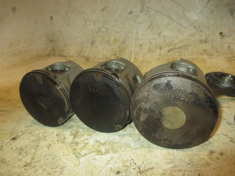Yamaha 200hp HPDI 2 Stroke Outboard Starboard Piston and Rod Set of 3 (68F-01)
