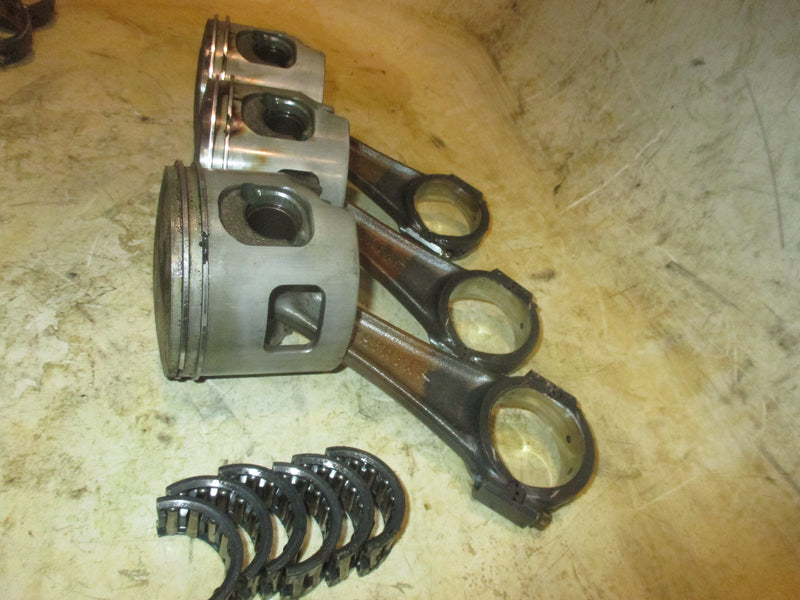 Yamaha 200hp HPDI 2 Stroke Outboard Starboard Piston and Rod Set of 3 (68F-01)