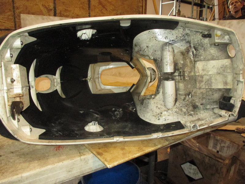 Evinrude Etec 25hp 2 stroke outboard side cover set (5008170)