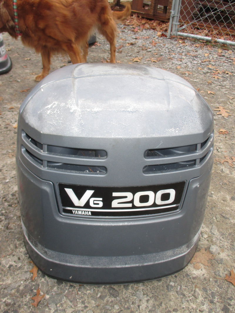Yamaha 200hp SWS II 2 stroke outboard top cowling #3