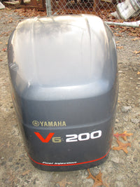 Load image into Gallery viewer, Yamaha OX66 200hp 2 stroke outboard top cowling #4
