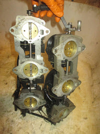 Load image into Gallery viewer, Evinrude 200hp Ocean Pro 2 Stroke Outboard Carburetor Set (439188/439189)
