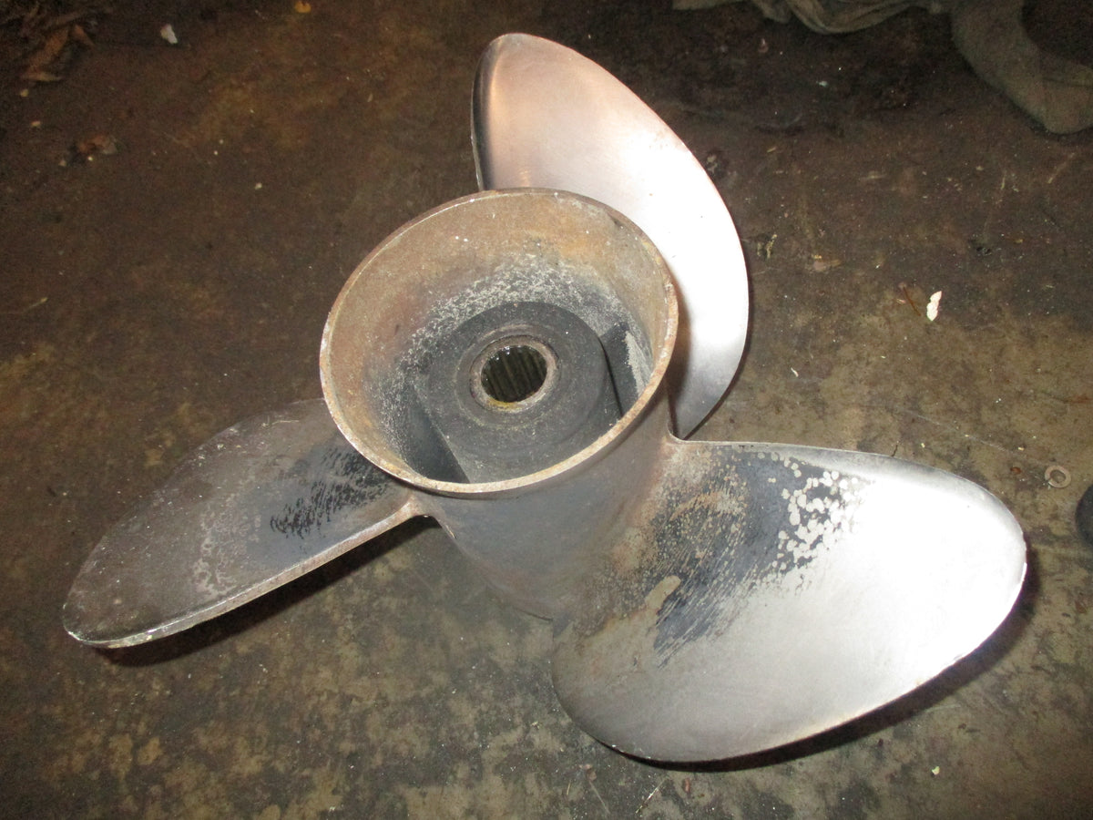 Evinrude 150hp outboard SST stainless propeller (176615)14.25 x 17