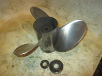 Load image into Gallery viewer, Evinrude 200hp Ocean Pro 2 Stroke Outboard Raker Stainless Steel Prop (394755)
