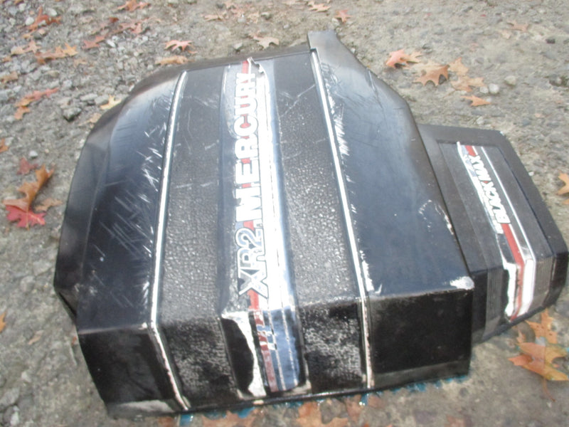 Mercury XR2 Black Max outboard starboard clam shell cowling #12